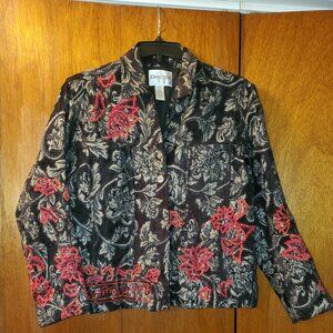 Chico's Jacket Black & red